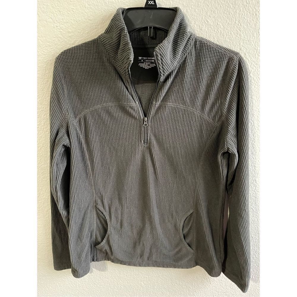 ❤️Tek Gear 1/4 Waffle Pullover Med